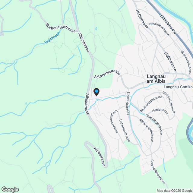 Reiheneinfamilienhaus in Langnau am Albis - Karte