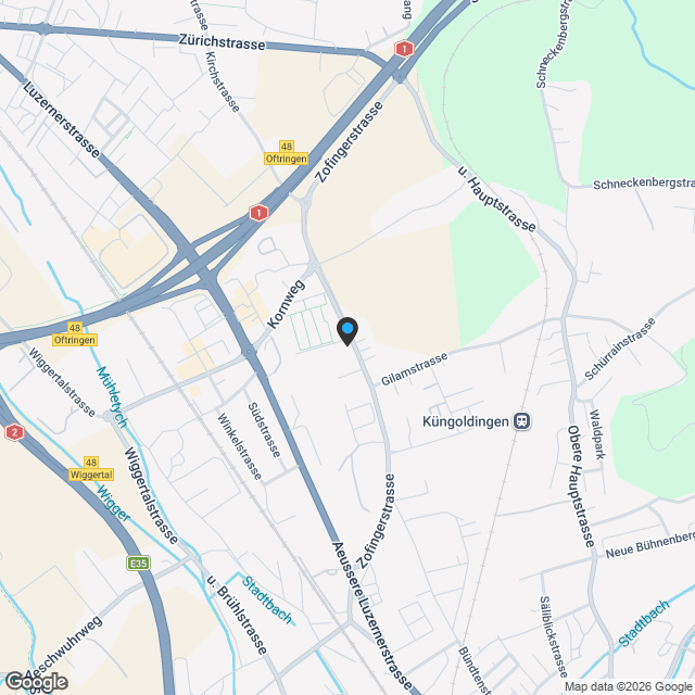 Bald bezugsbereit -exklusive 3.5-Zimmer Attika-Wohnung mit 158m2 Terrasse - Karte