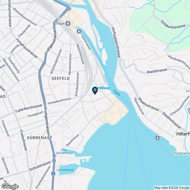 Wohnung in Thun - Karte