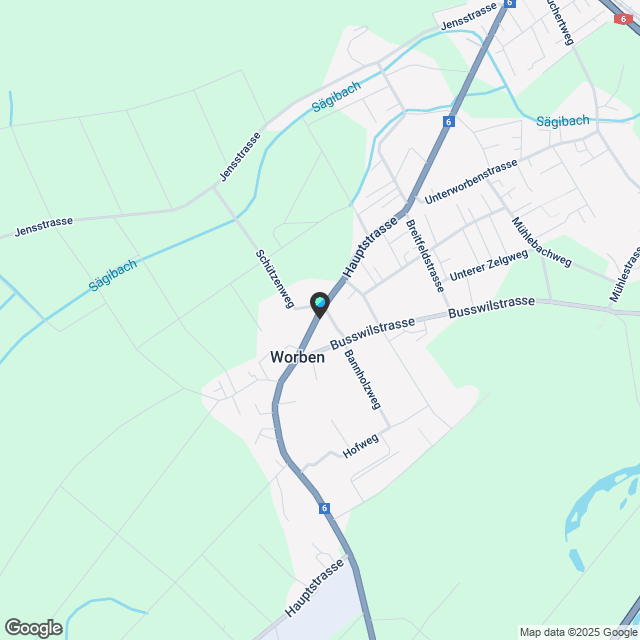 Zentrum - Worben - Karte