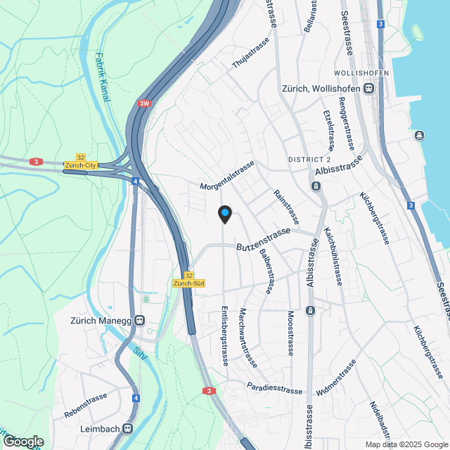 Neubauprojekt Haute Living - Zürich-Wollishofen - Karte