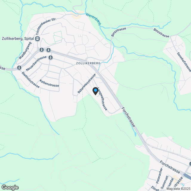 Neubau exklusive 4.5-Zimmer-Eigentumswohnung in Zollikerberg - Karte