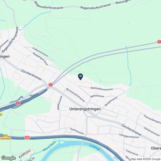 Stilvolle 5.5 Zimmer-Wohnung in Unterenstringen - Karte