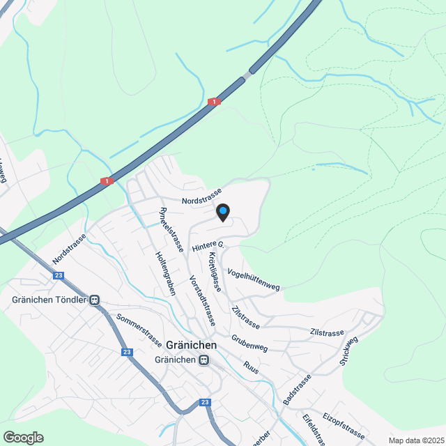 Gränichen - Farnweg - Karte