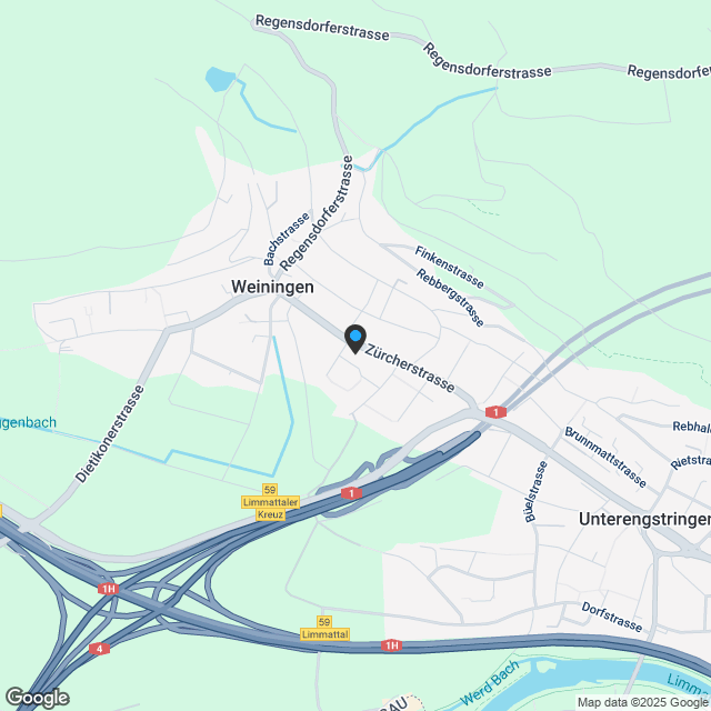Ihr modernes Wohnjuwel in Weiningen  - Karte