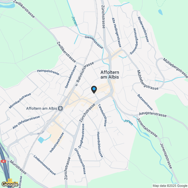Neubau BETPUR - Affoltern am Albis - Karte