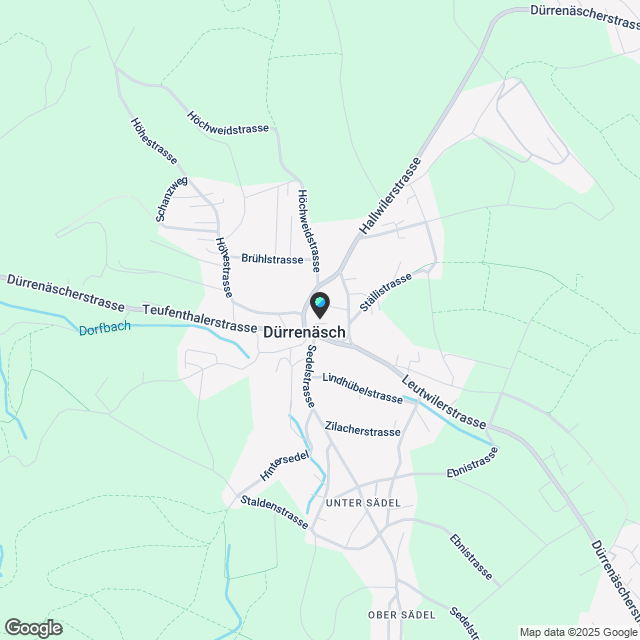 Dürrenäsch – Wohnen im Dorfzentrum - Karte