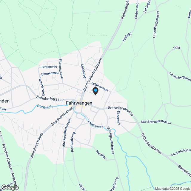 Bündten Fahrwangen – Zentrum zwischen See und Berg - Karte