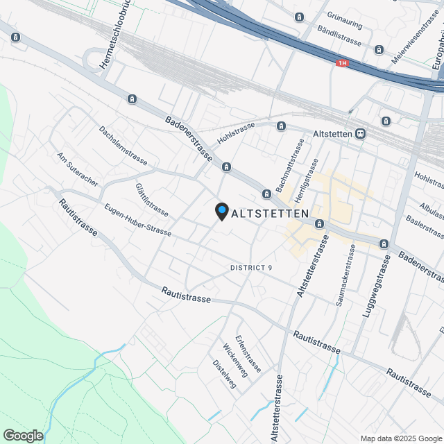 MONOLITH 8048 - Zürich-Altstetten - Karte