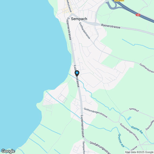 Eigentumswohnungen mit Sicht auf den Sempachersee - Karte
