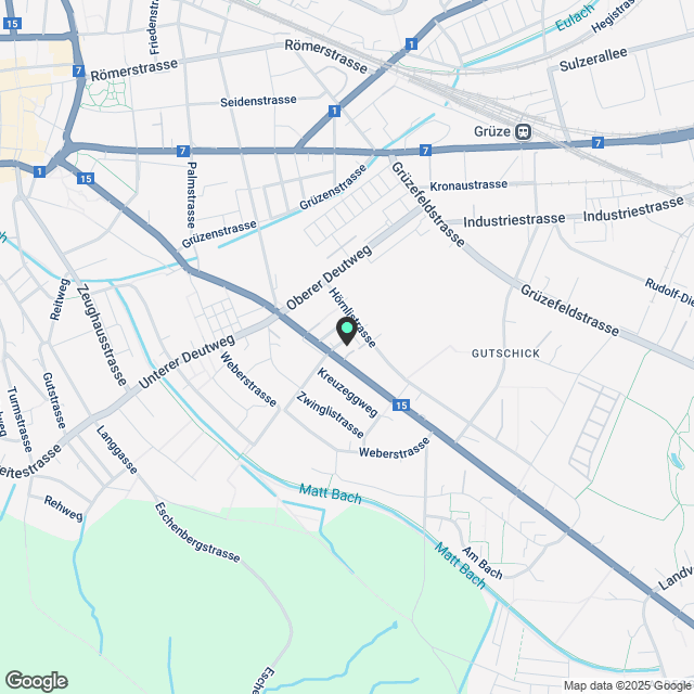 Erstvermietung in Winterthur Mattenbach - Karte
