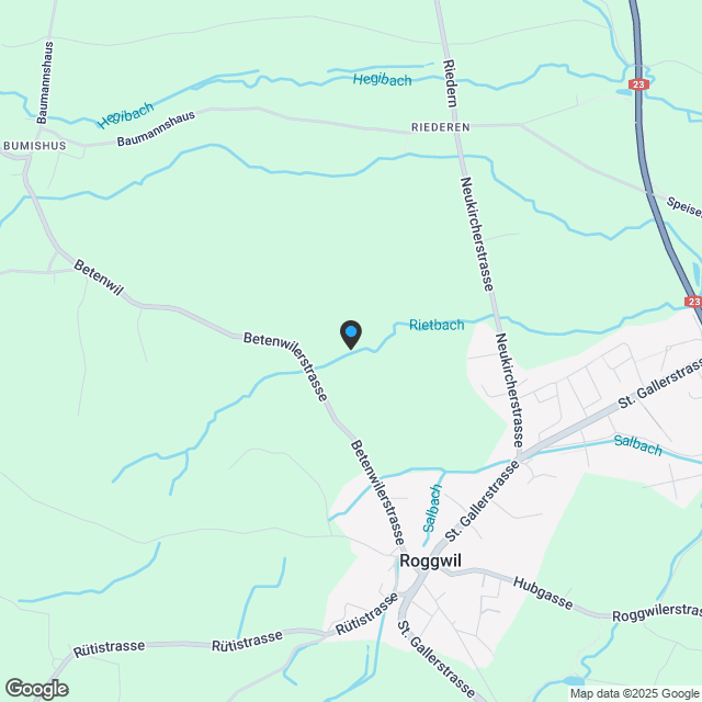 Wohnen mit Weitblick - 4.5-Zi. Dachwohnung, "EBNET" 9325 Roggwil TG - Karte