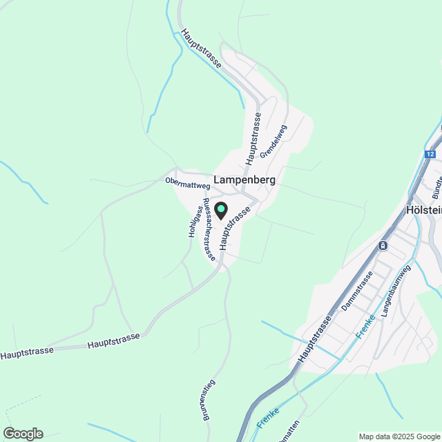 Wohnung in Lampenberg - Karte