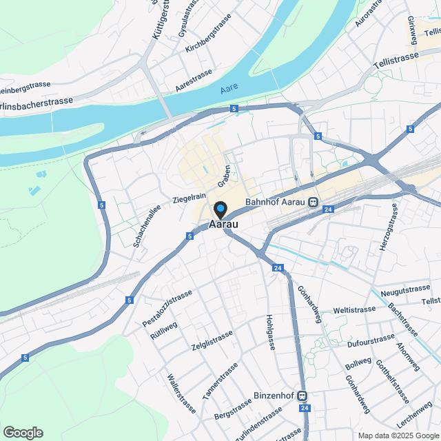 Aarau Rohr - Neubau A2 - Karte