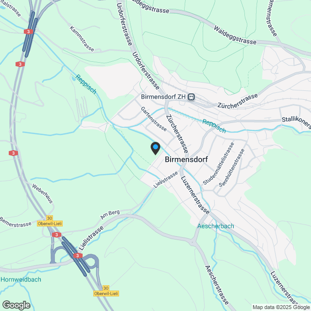 Neue 4.5-Zimmer Wohnungen in Birmensdorf ZH - Karte