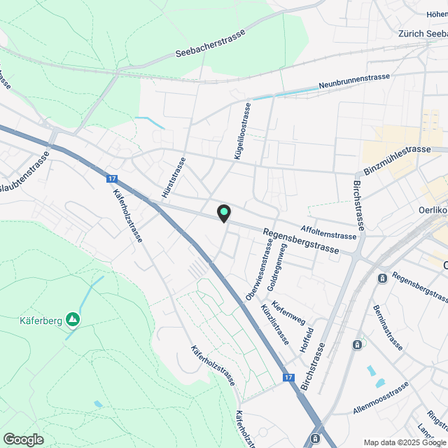 Per 01.08.2025 - Erstvermietung - Maienstrasse 23, Zürich-Oerlikon - Karte