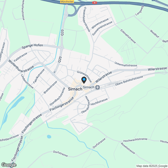 Gemütliche Neubau Dachwohnung in Sirnach - Karte