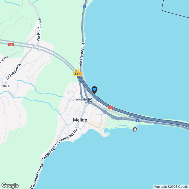 Appartamento a Melide di nuova costruzione con splendida vista lago - Karte