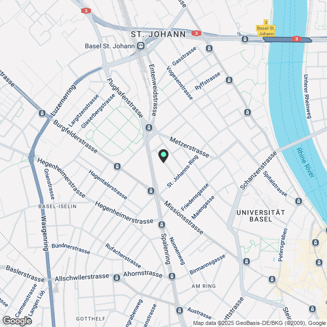 Exklusives Erstvermietungsangebot: 3-Zimmerwohnung im Herzen von Basel - Karte