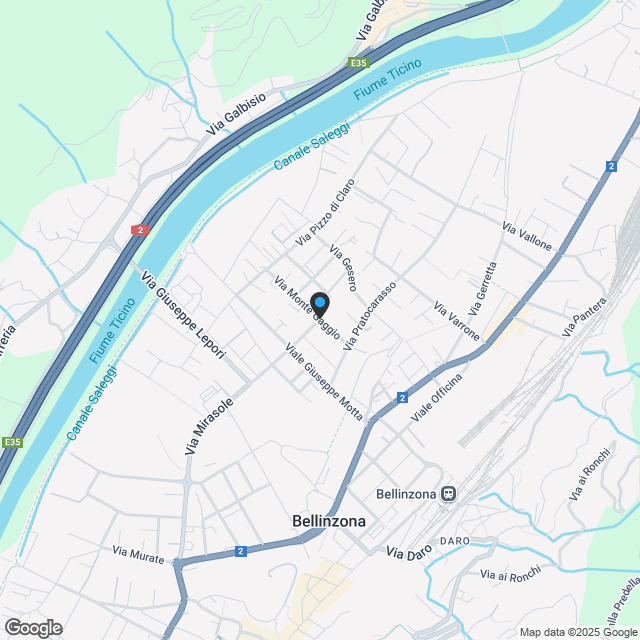 Bellinzona - bellissimo 3.5 loc con giardino - Karte