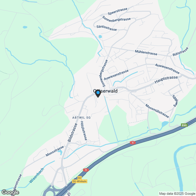 4.5-Zimmerwohnung im Zentrum - attraktiv und schöne Weitsicht - Karte