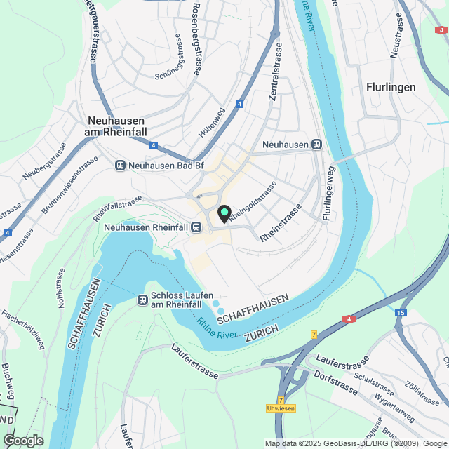 Wohnung in Neuhausen am Rheinfall - Karte
