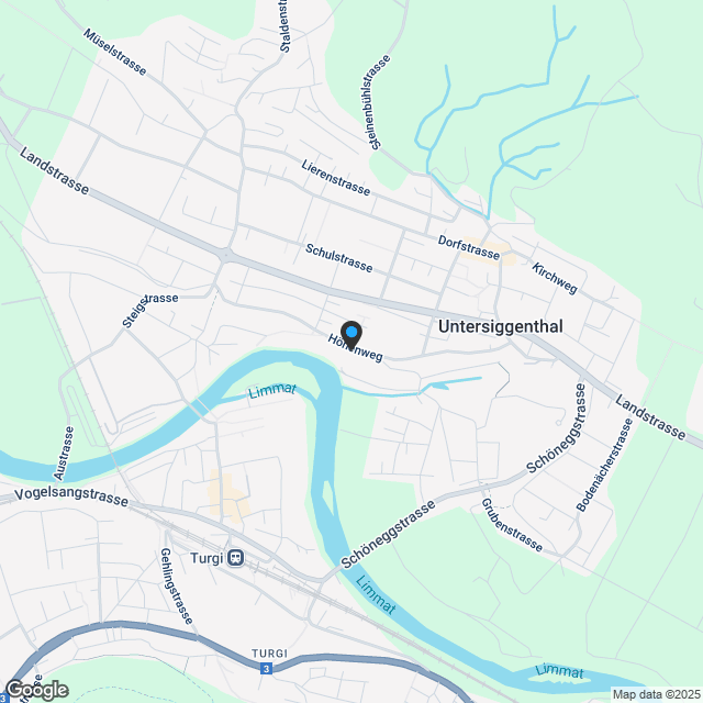 Exklusives Wohnen mit Blick auf die Limmat - Karte