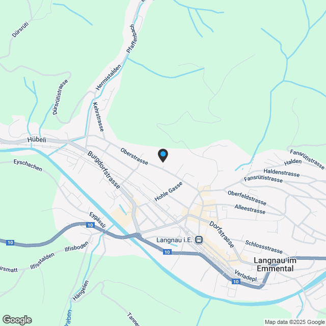 Moderne 3.5-Zimmer-Wohnung in Langnau im Emmental - Karte