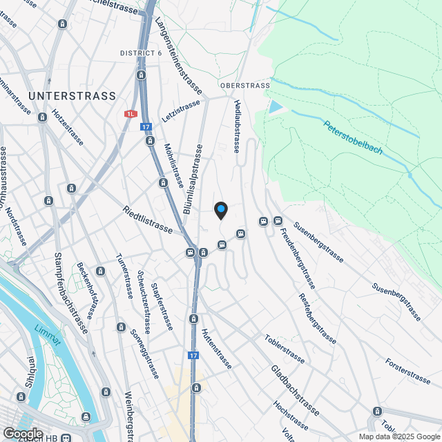 Exklusive Maisonette-Wohnung mit traumhaftem Blick über Zürich - Karte
