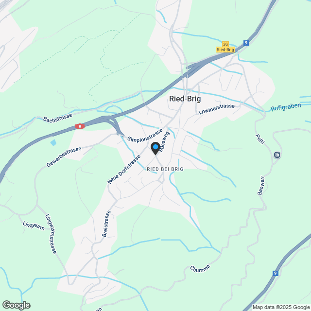 4 ½ Zimmer-Wohnung in Ried-Brig kaufen - Karte
