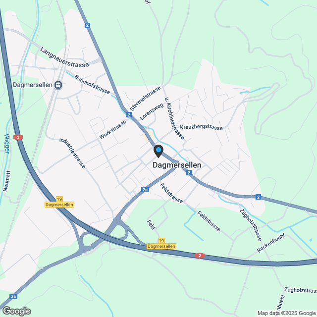 Neuüberbauung Gartenweg, Dagmersellen - Karte