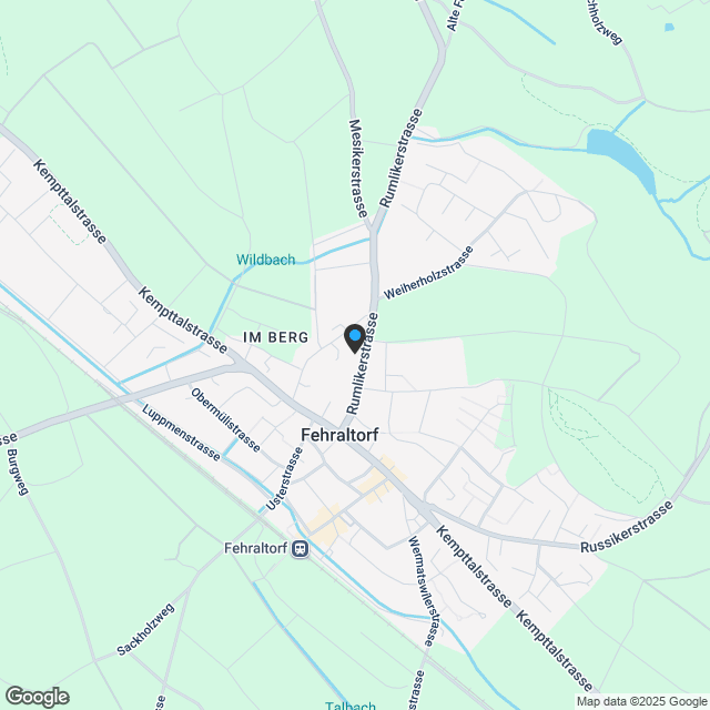 4 1/2-Zimmer Garten-Wohnung in Fehraltorf - Karte