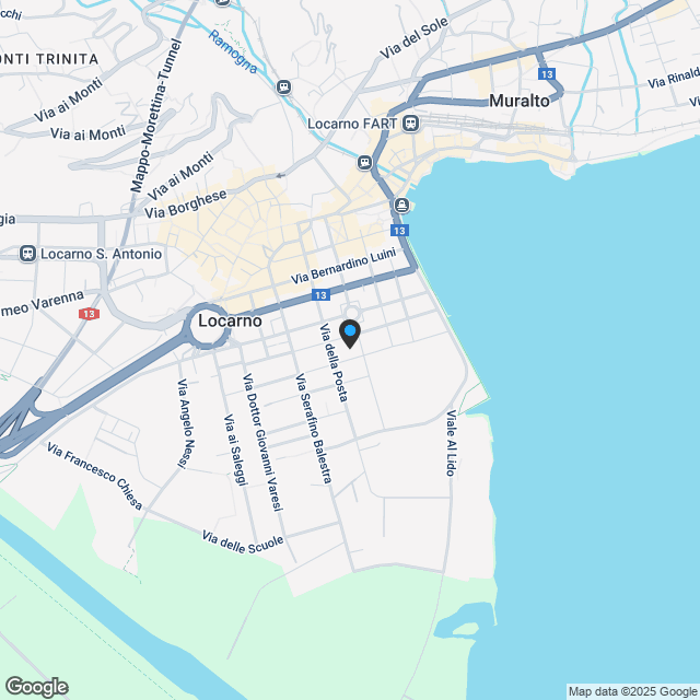 Lussuoso e centrale attico da sogno con ampie terrazze e tetto panoramico a Locarno - Karte