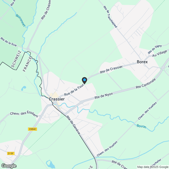 RESIDENCE DE LA FORGE A CRASSIER LOT B3 - Karte