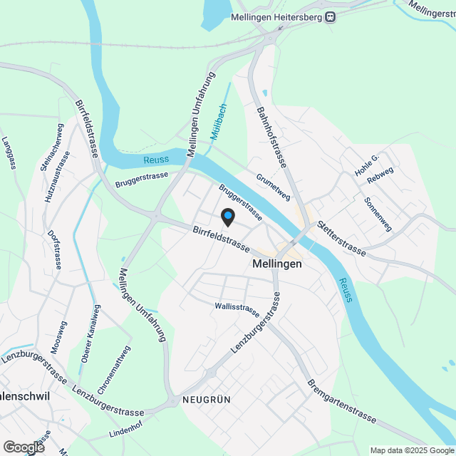 Ab Juni bezugsbereite Neubauwohnung im Herzen von Mellingen - Karte