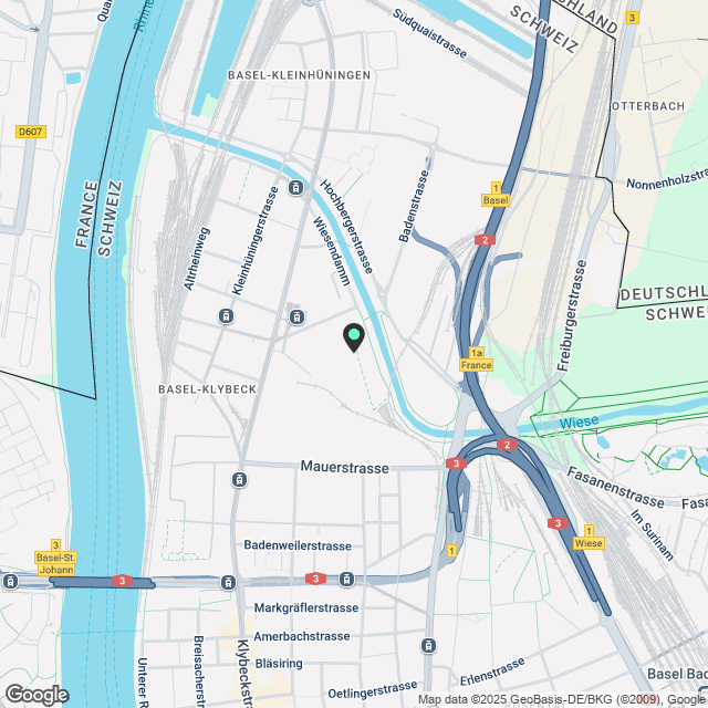 5 Zimmer-Wohnung in Basel mieten - Karte