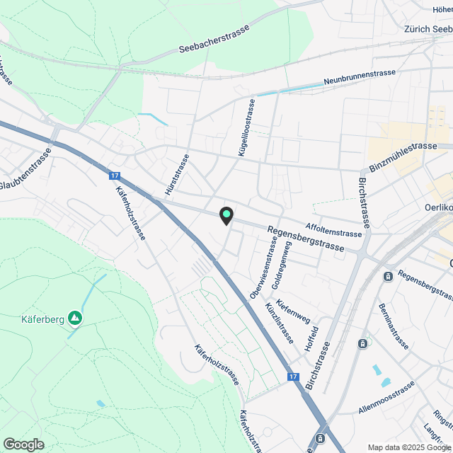 Erstvermietung per 01.08.2025 - Maienstrasse 23 in Zürich-Oerlikon - Karte