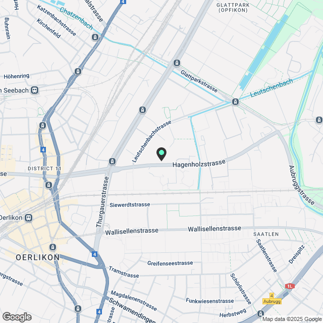 City Pop Zürich Oerlikon – Premium Living with Free Spa, Gym & Relax Area - Karte