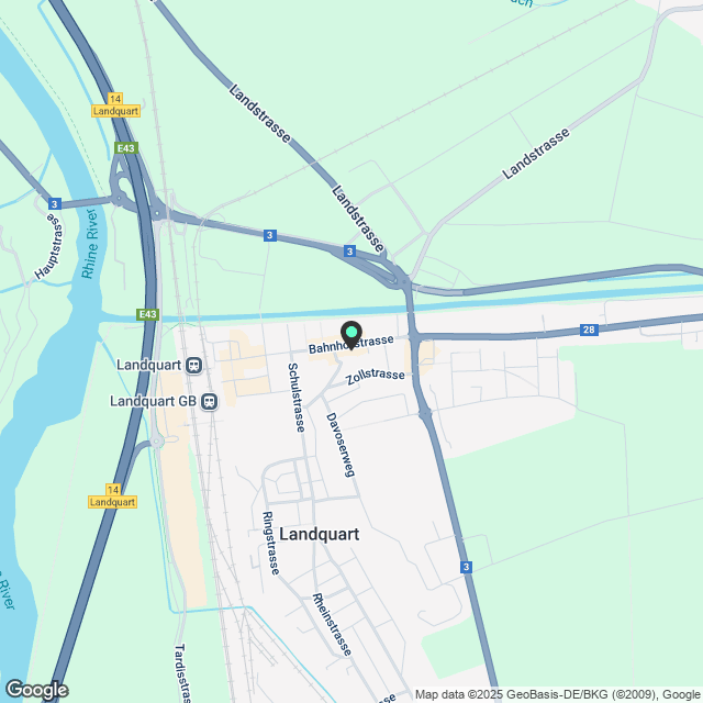 Etagenwohnung in Landquart - Karte