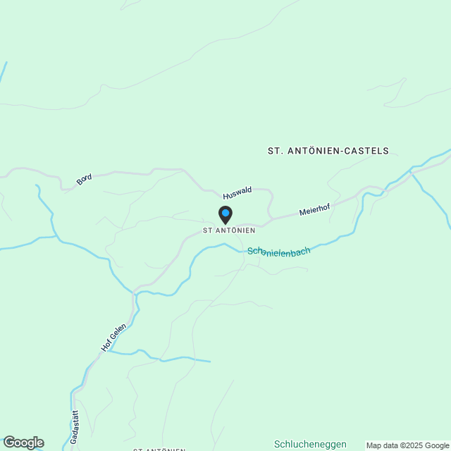 3.5 Zimmerwohnung mit Balkon im Dorfzentrum St. Antönien, Region Prättigau-Davos (Zweitwohnung) - Karte