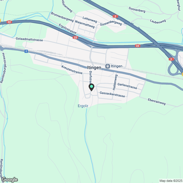 WG Zimmer in Itingen mieten - Karte