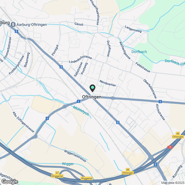 3.5-Zi-Wohnung Überbauung «Kreuzplatz» in Oftringen - Karte