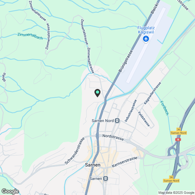 Erstvermietung Wohnüberbauung Matten Sarnen - Karte