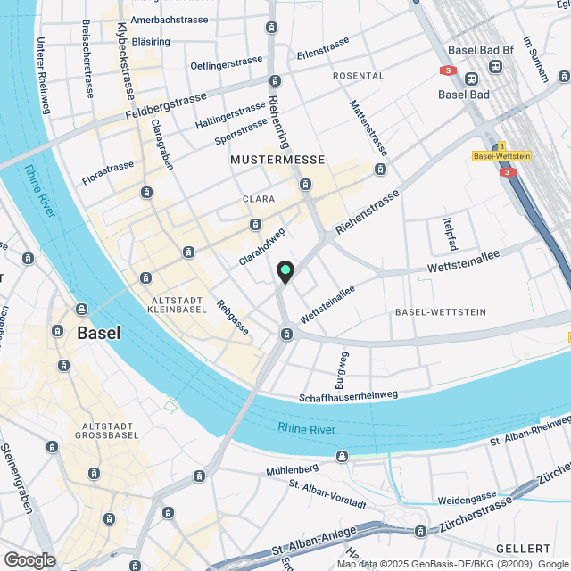 Exklusive Dachwohnung mit Weitblick im Herzen von Basel - Erstbezug - Karte