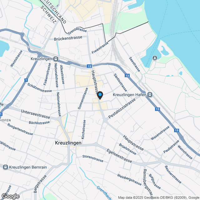 Grosse 3½ Zimmerwohnung im Zentrum von Kreuzlingen! - Karte