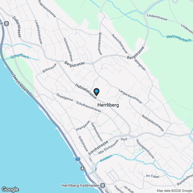 Exklusives 5.5-Zimmer-Reiheneinfamilienhaus in Herrliberg - Karte