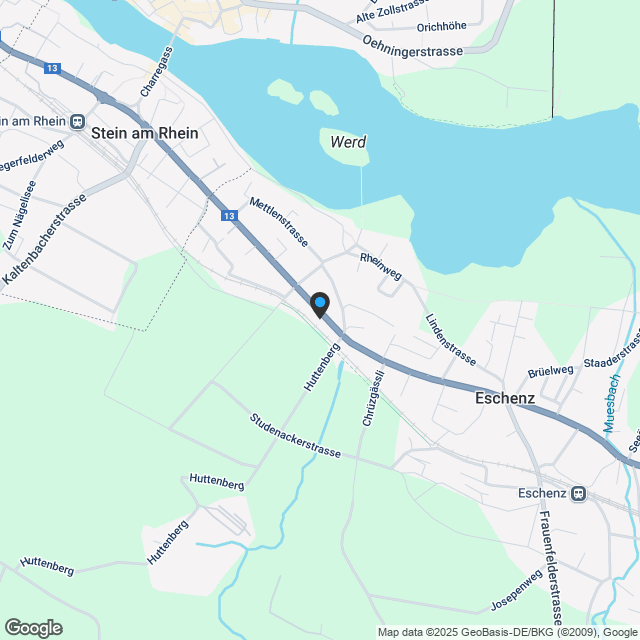 Exklusive Attikawohnung mit Panoramablick in Eschenz - Karte