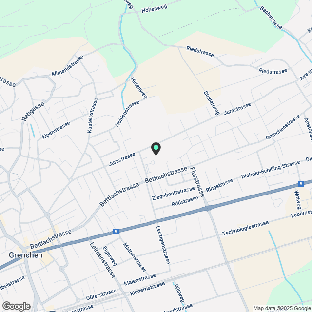 4.5 Zimmerwohnung in Grenchen - Karte