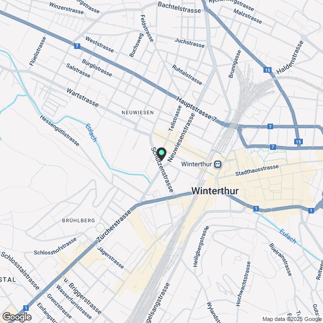 Erstvermietung Schützenstrasse Winterthur / letzte Wohnung verfügbar! - Karte