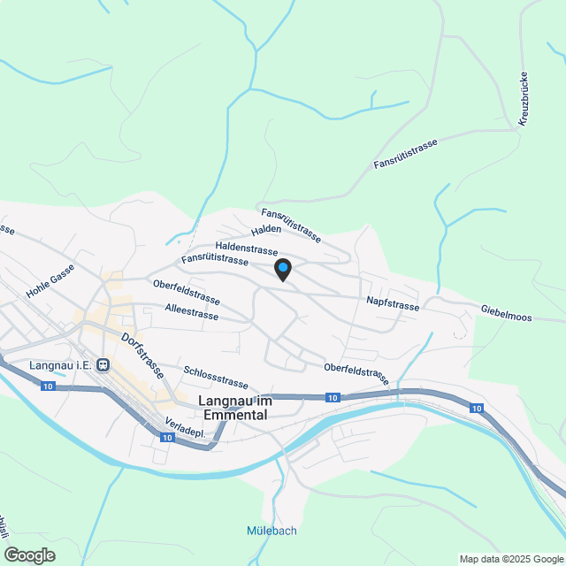 Highlight in Langnau ! ; - 1.5 Zimmer-Gartenwohnung ... - Karte